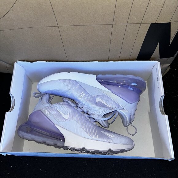 Women NEW Nike Air Max 270 Amethyst Tint Purple White AH6789 502 Women Size 7